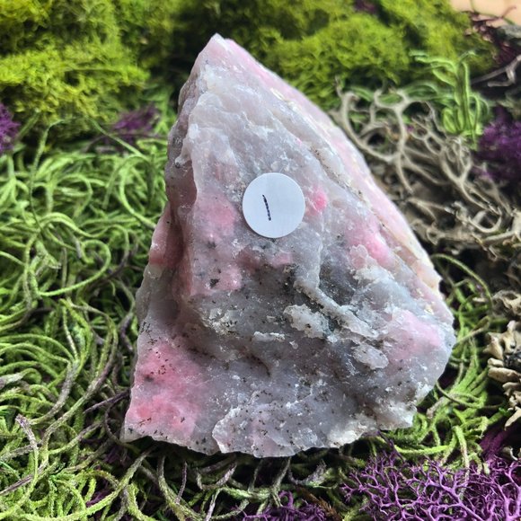 Rare, Unicorn Stone, raw natural unicorn stone chunk, lepidolite, smoky quartz - Picture 5 of 13